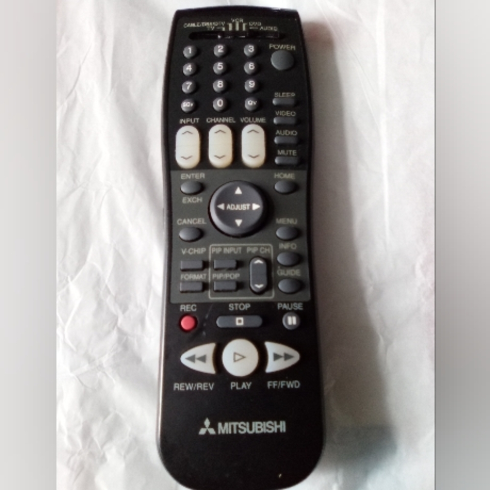 Mitsubishi Universal Remote Control With Codes Listed On Remote Great Condition